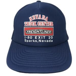 Speedway Trucker Hat Blue One Size Freightliner Nevada Truck Center Sparks I-80